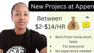 Up to $14/Project. Sign up at Appen and Start Working on Projects./ Beginner Friendly.