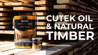 What is Cutek CD50 Oil and how does interact with natural timber?