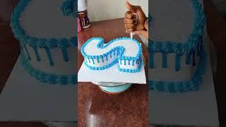 S_.Letter  cake designing#shortvideo #sandeep #shortsfeeds #trending #viral️