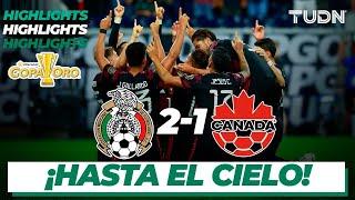 Resumen y goles | México 2-1 Canadá | Copa Oro 2021 - Semifinal | TUDN