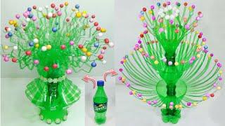 2BEST PLASTIC BOTTLE REUSE CRAFT IDEAS/PLASTIC BOTTLE FLOWER VASE CRAFT/BOTAL KA GULDASTA BANANA