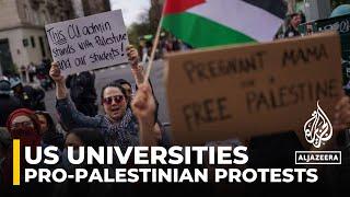 Pro-Palestinian demonstrations surge at US campuses after Columbia University arrests