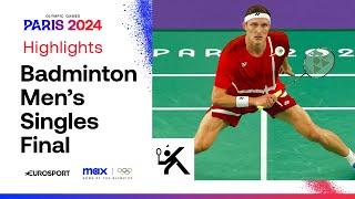 AMAZING MATCH!  | Badminton Men's Singles Final | #Paris2024 #Olympics