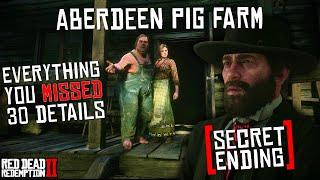 Everything You Missed At The Aberdeen Pig Farm (30 DETAILS) | Red Dead Redemption 2