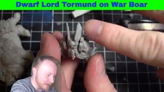 A Dicey Review: Scibour Miniatures, Dwarf Lord Tormund on a Warboar SPONSORED