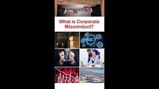 The spectrum of corporate misconduct #shorts