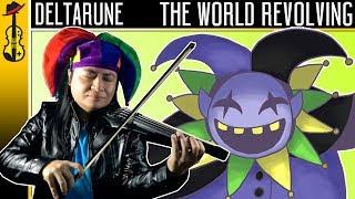 Deltarune: THE WORLD REVOLVING (Violin Symphonic Metal Cover) || String Player Gamer