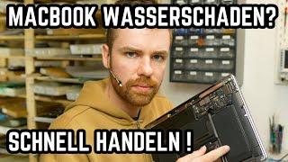 MacBook Wasserschaden Erste Hilfe Video