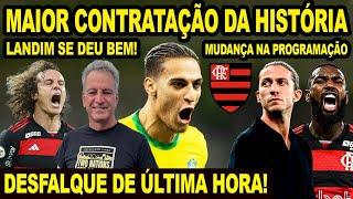 MAIOR CONTRATAÇÃO DA HISTÓRIA! FLAMENGO QUER ANTONY! LANDIM SE DEU BEM! DESFALQUE NA ZAGA DO MENGÃO