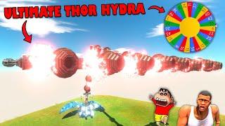 NEW THOR HYDRA with LUCKY MYSTERY SPIN BATTLES with SHINCHAN vs CHOP vs AMAAN-T Animal Revolt Battle