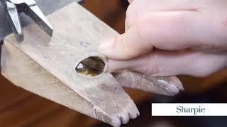 How to Form a Bezel Using Heavy Gauge Metal | Jewelry Making Tips | Metalsmith Academy