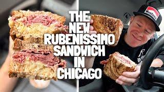 I ate the BRAND NEW Reuben Sandwich at my favorite restaurant in Chicago 