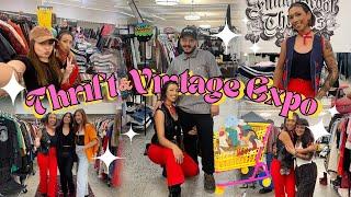 THRIFT & VINTAGE EXPO!  FunkyKoolThreads IRL  BTS  #thriftedfashion #popupshop