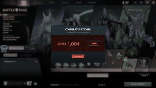 Dota 2 battlepass 1000 level unboxing | 420$