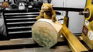 Woodturning - Twice Turned Honey Locust Bowl