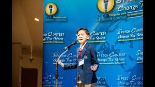 1st Prize Winner : Speech contest 2023 : Change the world @19Aug2023