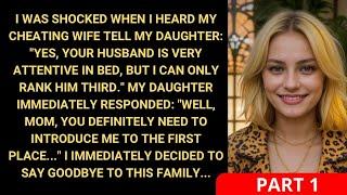 My Cheating Wife And Daughter Were In Cahoots And Both Cheated, I Left That Family...