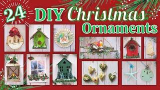 24 Unique Handmade DIY Christmas Ornaments You can Make