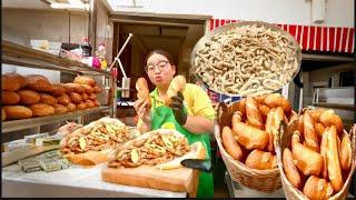 Khủng khiếp bánh mì chả cá trứng nhờ vào Patê bơ khách tới tấp 4 người bán không kịp | Saigon Market