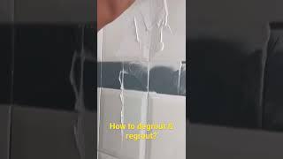 How to degrout and regrout shower wall #diy #tiling #construction #sydney #renovation #tilingtips