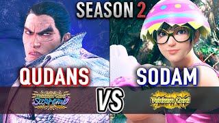 T8  QUDANS (Kazuya) vs SODAM (Xiaoyu)  Tekken 8 High Level Gameplay