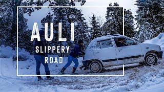 Joshimath to Auli | Drive on slippery road of Auli | Car Sliding and Slipping