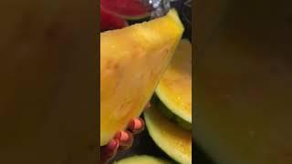 Yellow vs. Red  which one do U like ?? #yellowwatermelon #summervibes  #subscribetomychannel