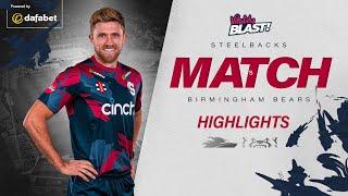 Quarter-Final Qualification | Steelbacks vs Bears | Vitality Blast Highlights