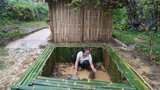 FULL VIDEO: 600 Busy Construction Days - 16-Year-Old Single Mother Builds A Bamboo House Alone