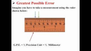 Precision and Significant Digits