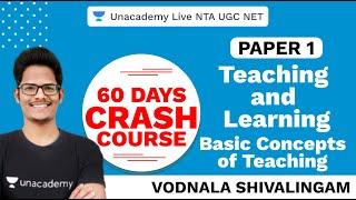 60 Days Paper I Crash Course | Teaching Aptitude with Charts | Unacademy Live NTA UGC NET