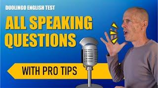 All Duolingo English Test Speaking Questions and Helpful Tips | Duolingo English Test study