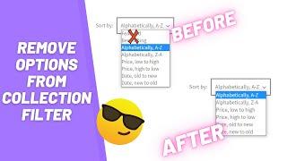 Shopify | Remove specific options from the collection filter