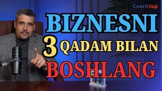 BIZNESNI OSON BOSHLASH / BIZNESNI NIMADAN BOSHLASH KERAK / FARHOD MAMATOV / +998900695544