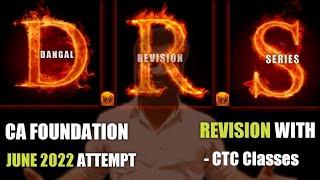 DRS I CA Foundation June 2022 Revision I CTC Classes