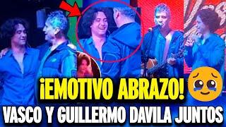 Vasco Madueño y Guillermo Dávila SE ABRAZAN por primera vez y CANTAN JUNTOS en concierto