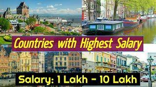 Top 10 Countries with Highest Salary | Highest average salary paying countries