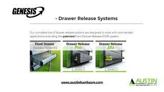 Austin Hardware® | Front Drawer Release Systems