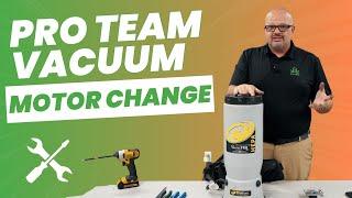 How to Replace a ProTeam Backpack Vacuum Motor