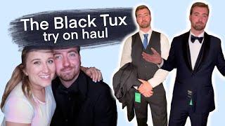 Finding my Groom's Wedding Tux! The Black Tux Try-On Haul