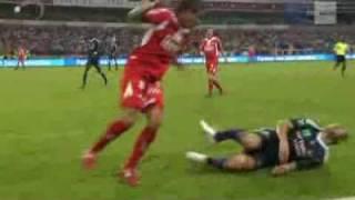 Marcin Wasilewski Broken leg after Horror Tackle Axel Witsel Standard - Anderlecht