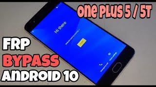 OnePlus 5 / 5T ll Android 10 Frp Bypass Without Pc ll How To Bypass OnePlus 5/5T Google Account