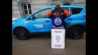 2018, Alberta NDP Convention, Picket