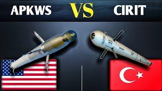 Turkish Roketsan CIRIT VS American APKWS (Anti Armor Weapons)