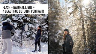 How to Use Flash and Natural Light Together to Create Beautiful Outdoor Portraits!