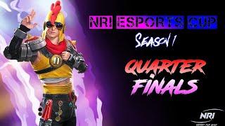 PUBG MOBILE LIVE NRI ESPORTS CUP ESASON 1 QUARTER FINALS