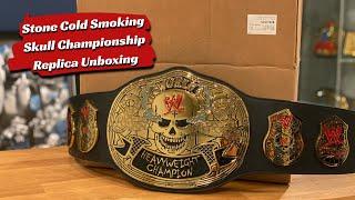 WWE Stone Cold Smoking Skull Championship Replica Unboxing!