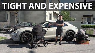 Porsche Taycan Cross Turismo car seat and stroller test