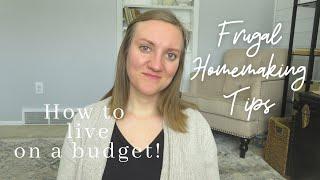 Living Frugally as a Homemaker | Single income family and saving money