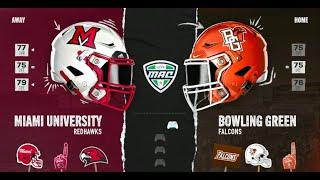 CFB REIMAGINED 2024 Season Week 14 - Miami University (5-6) @ Bowling Green (7-4)